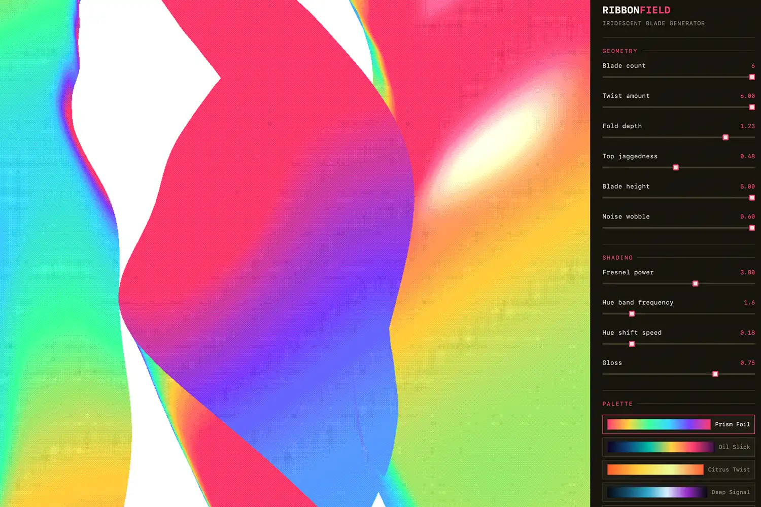 Ribbonfield experiment thumbnail