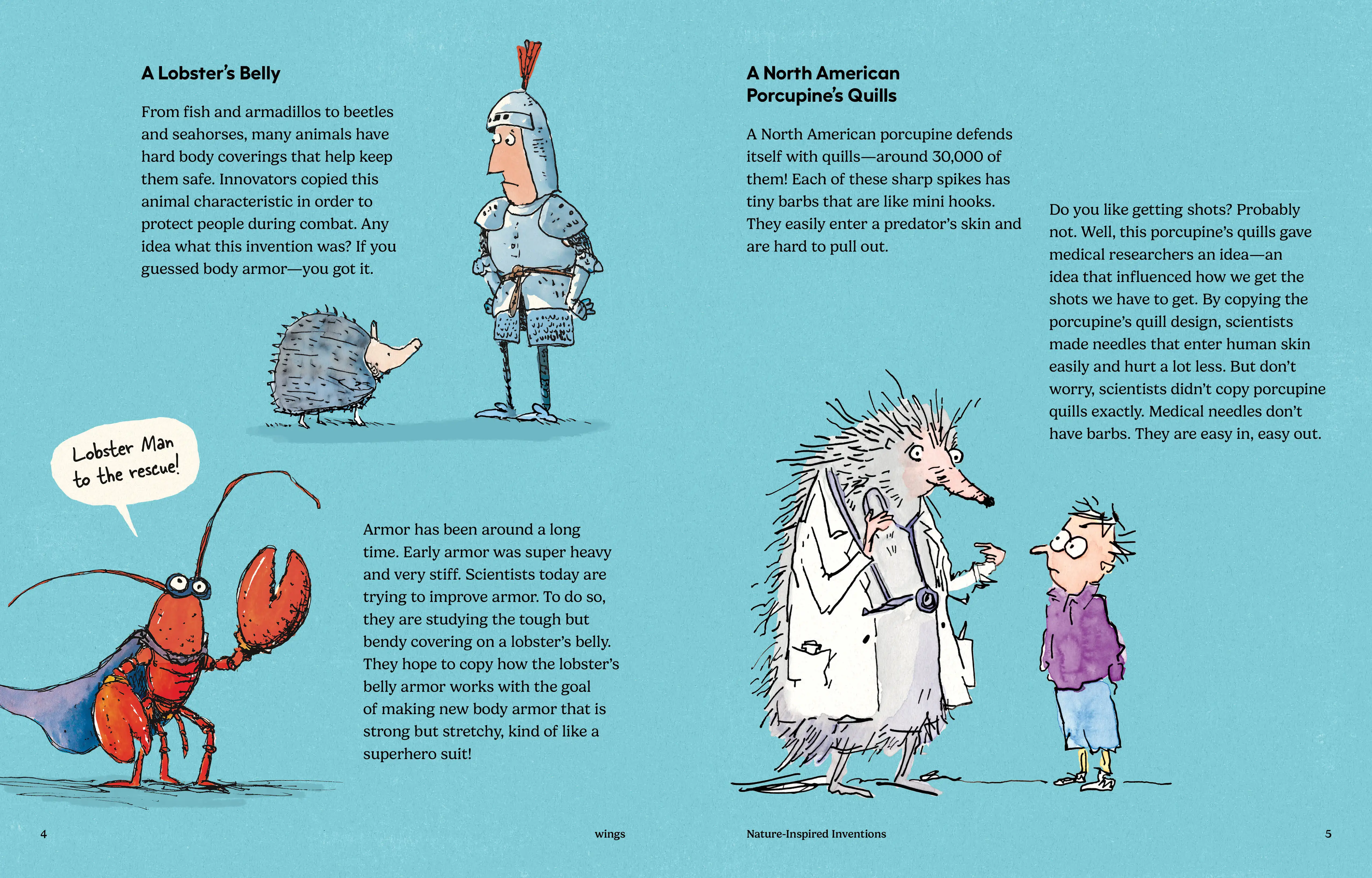 Imagine Learning Wings magazine spread