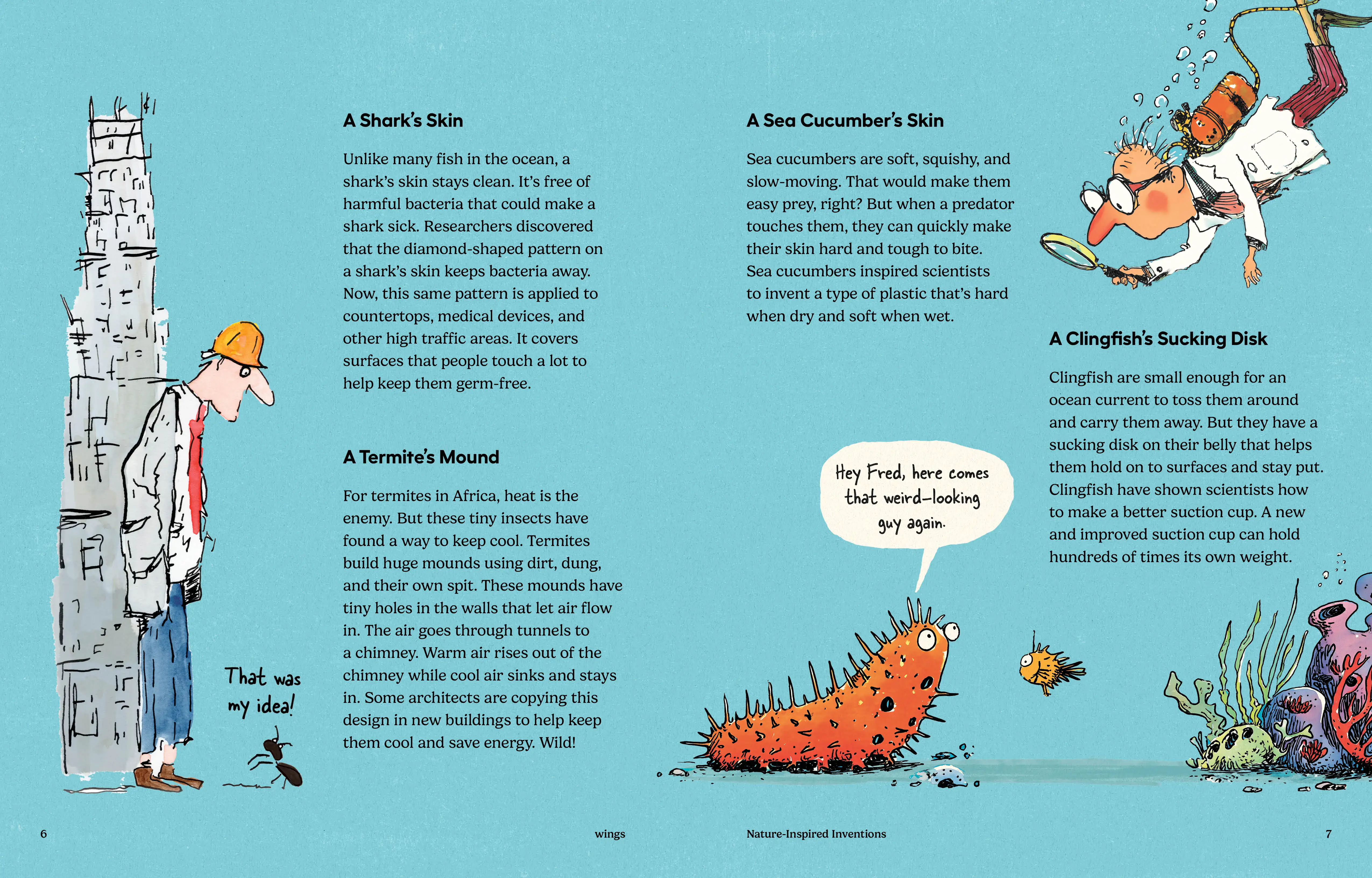 Imagine Learning Wings magazine spread