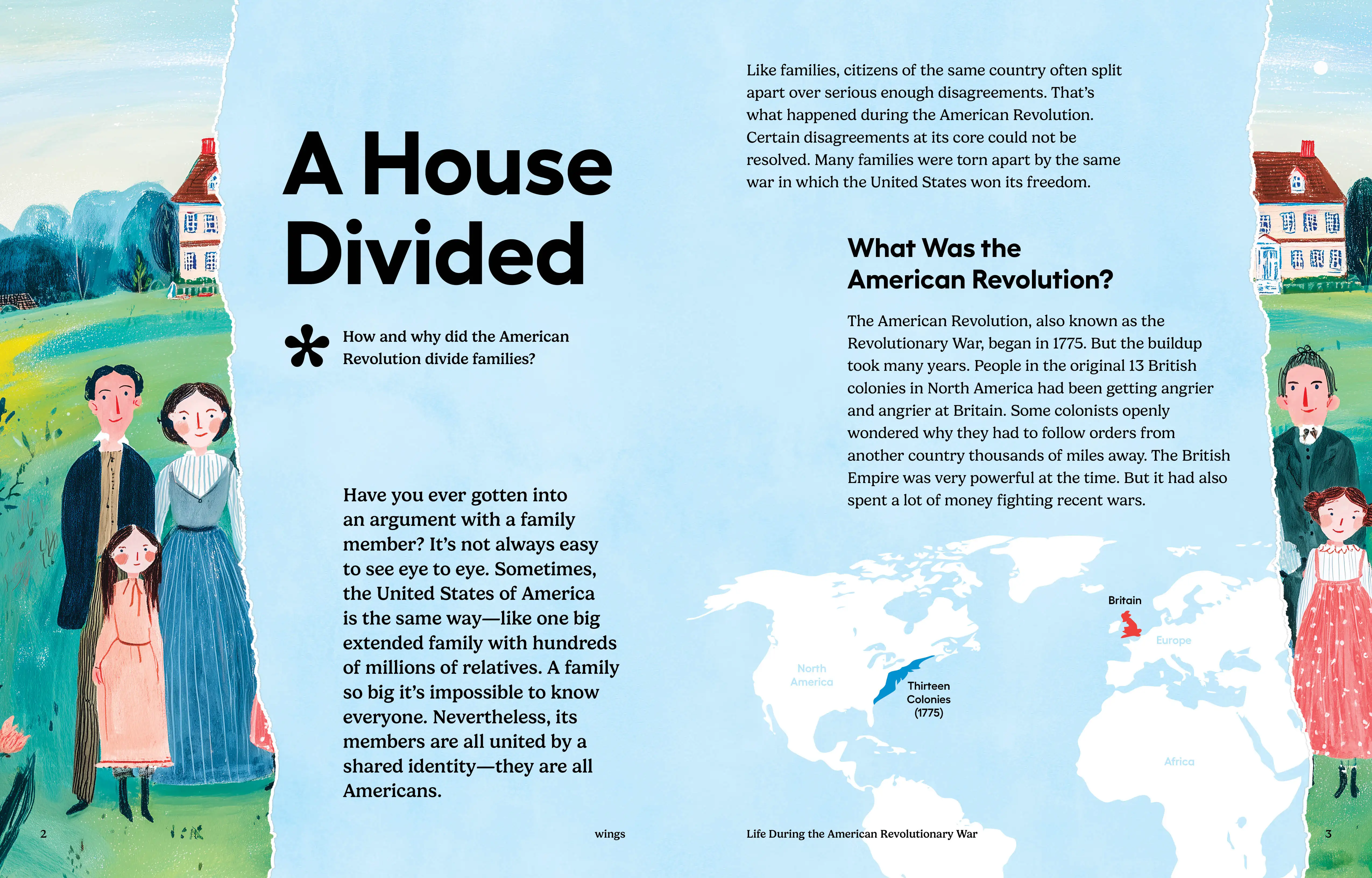 Imagine Learning Wings magazine spread