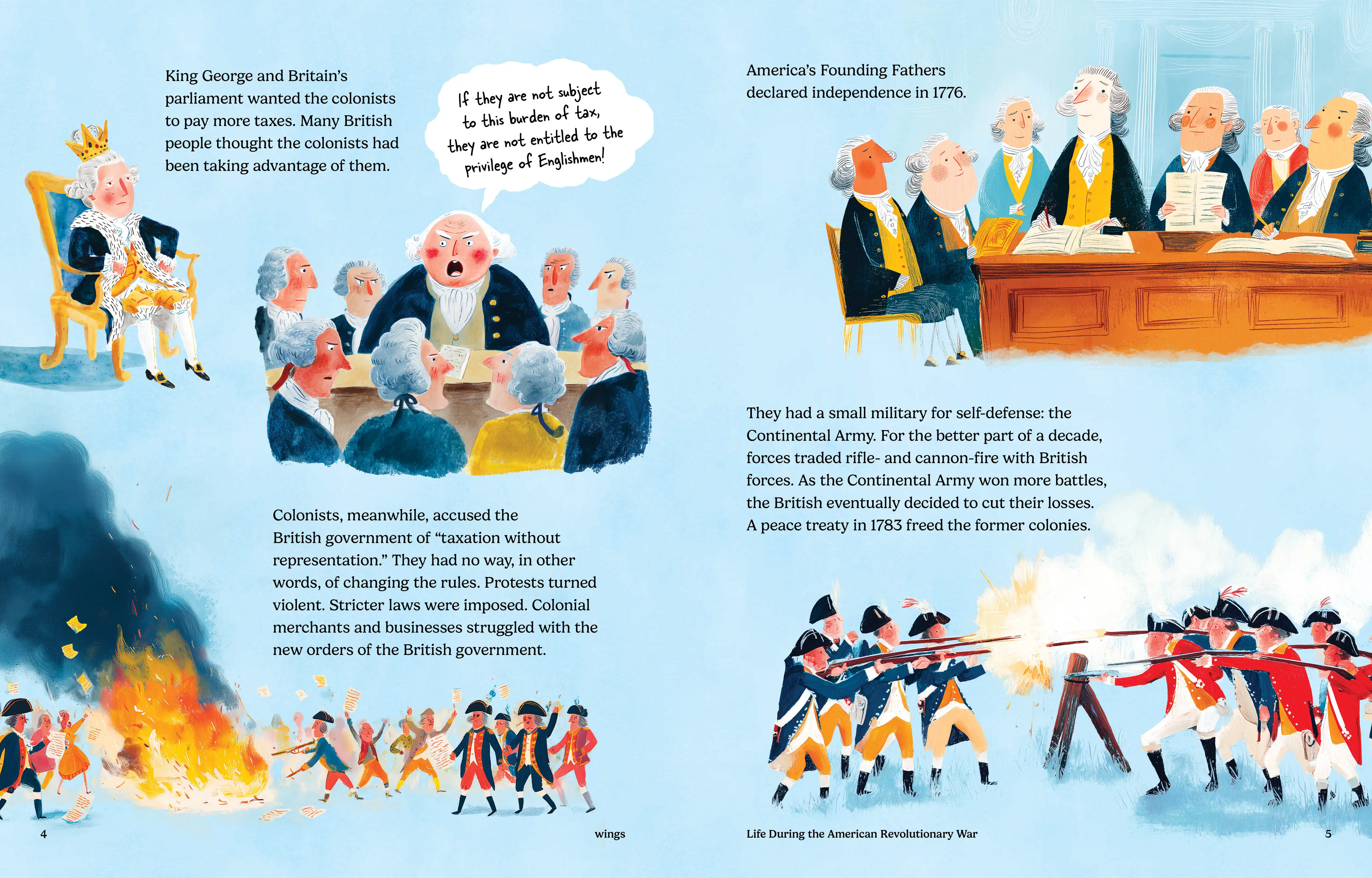 Imagine Learning Wings magazine spread