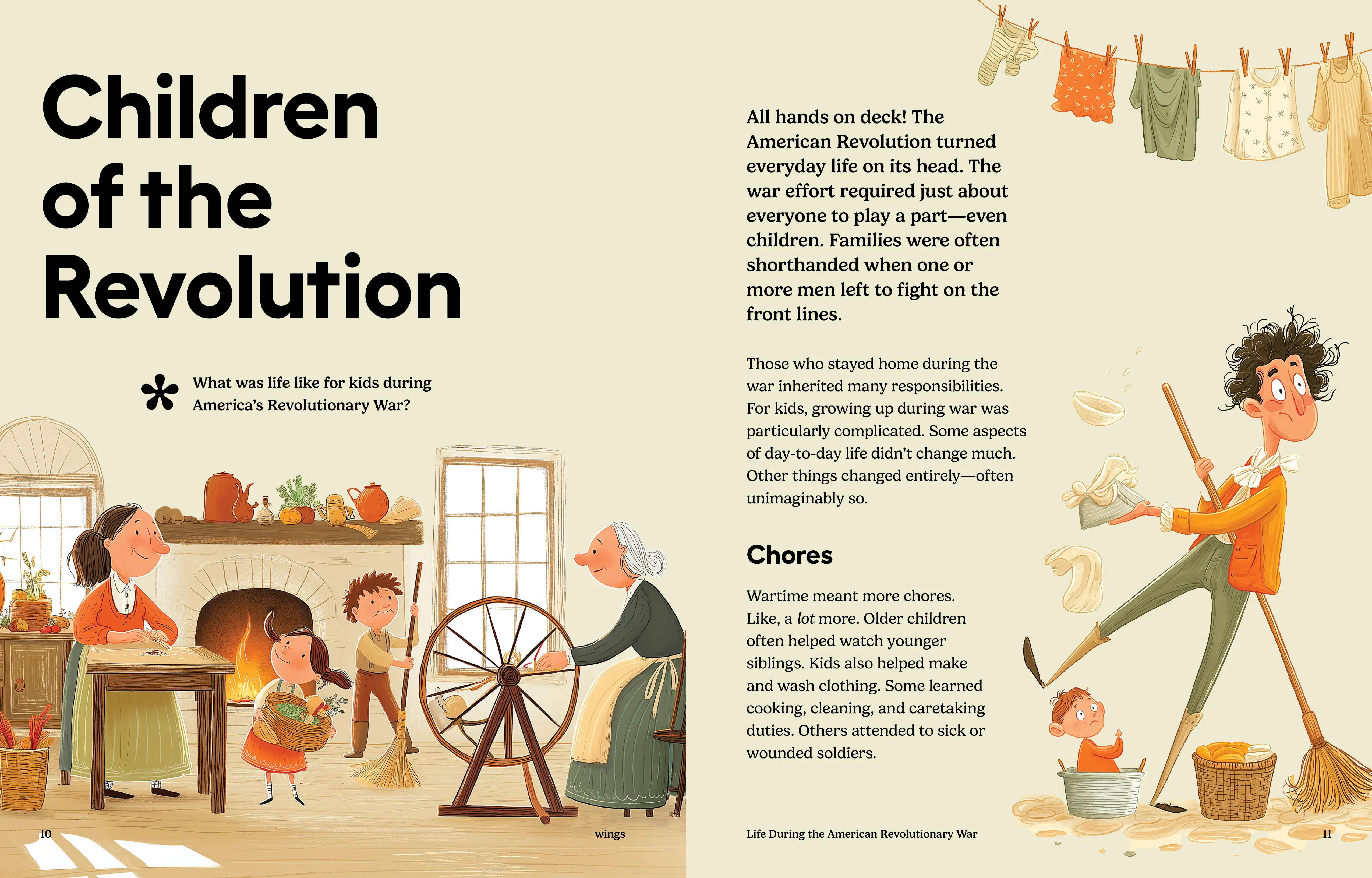 Imagine Learning Wings magazine spread