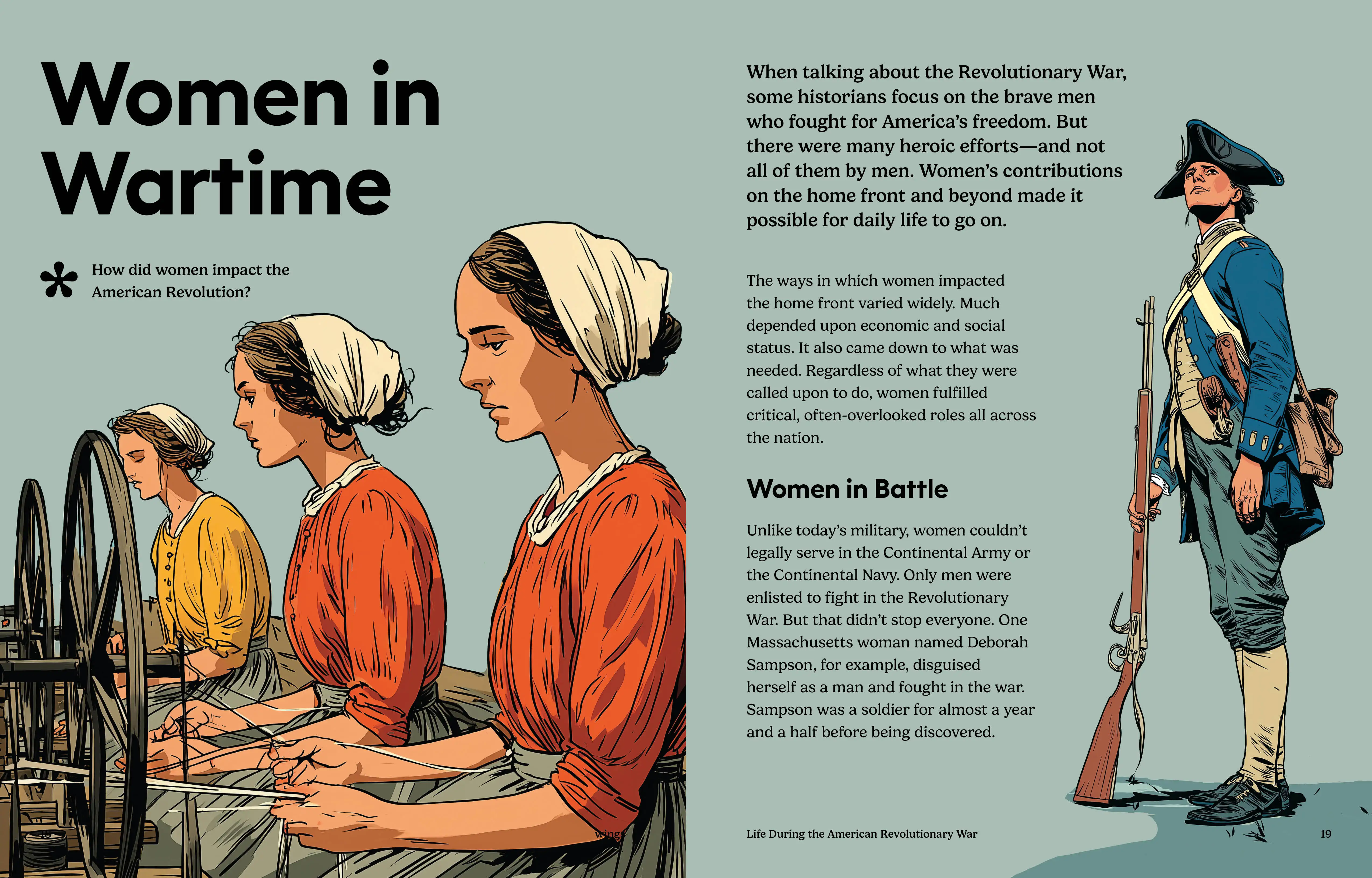 Imagine Learning Wings magazine spread