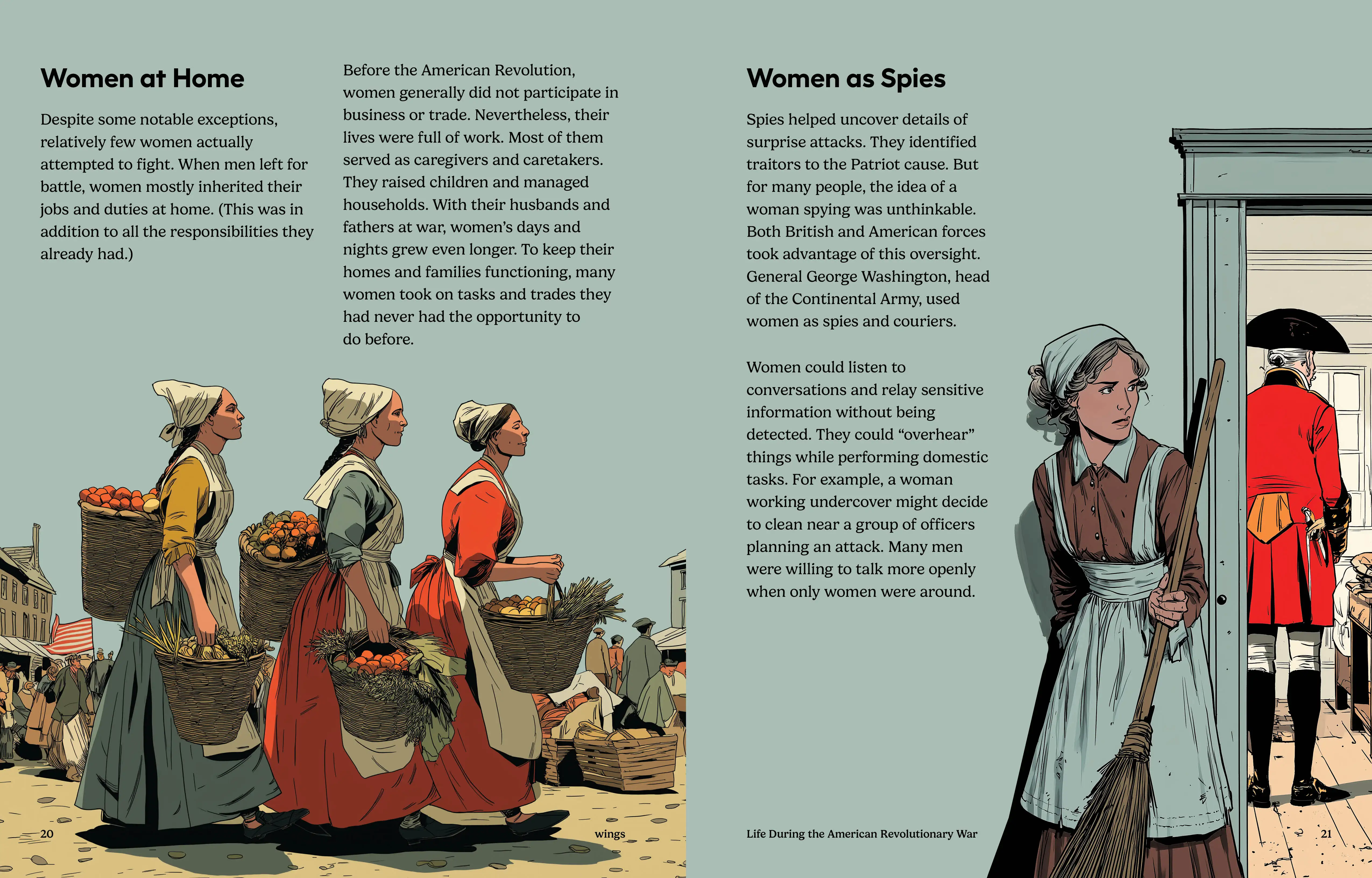 Imagine Learning Wings magazine spread