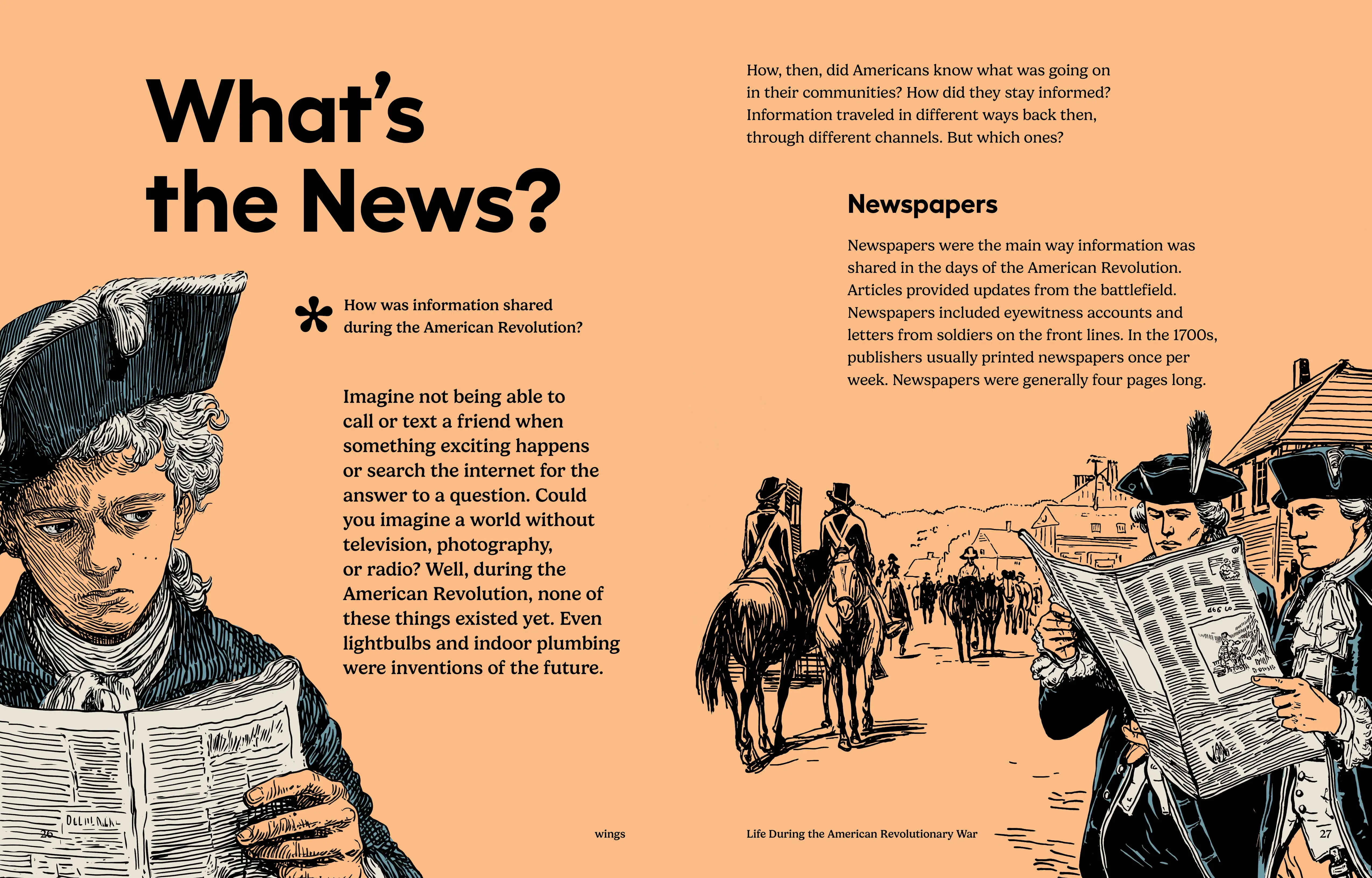 Imagine Learning Wings magazine spread