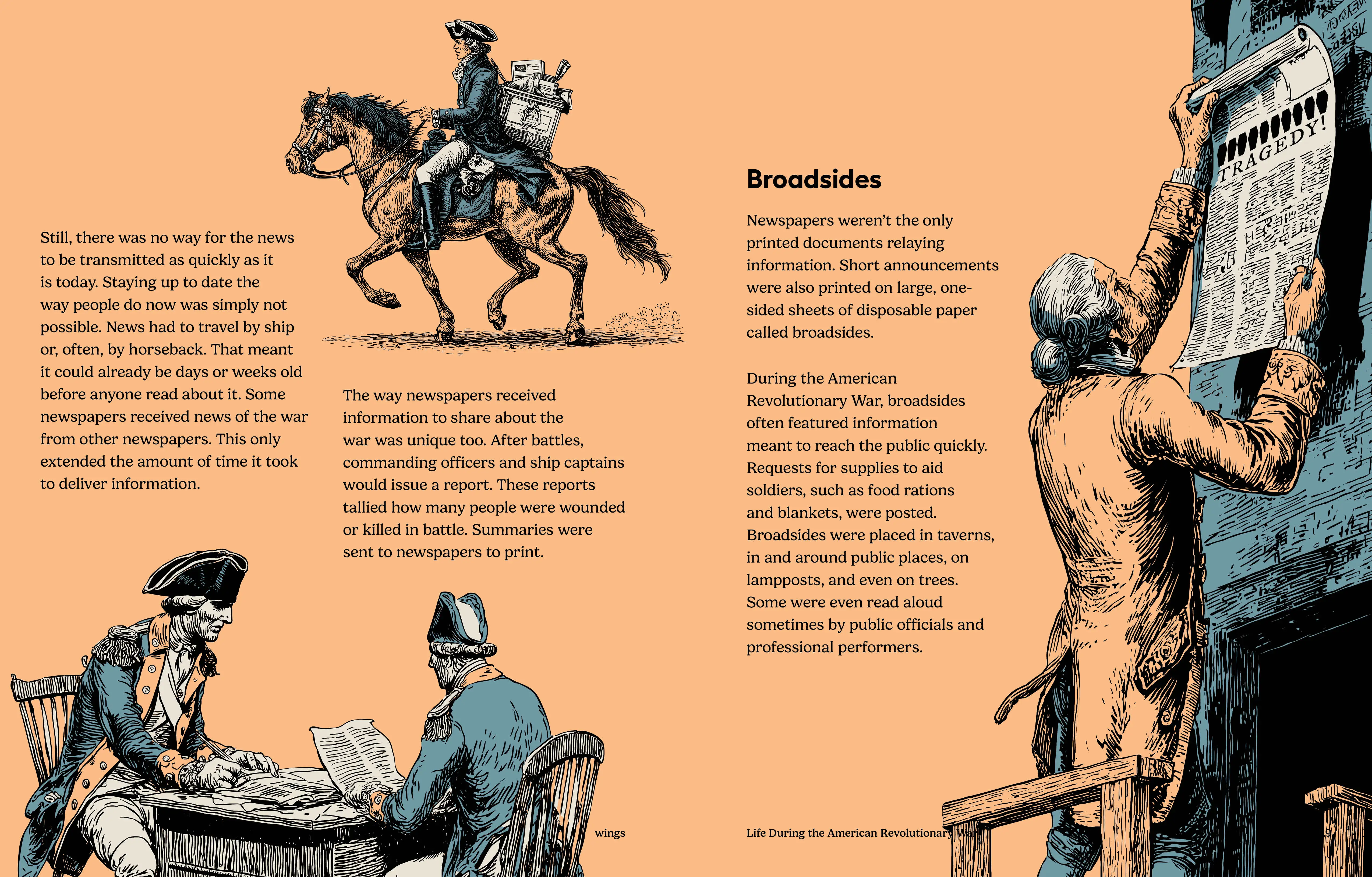 Imagine Learning Wings magazine spread