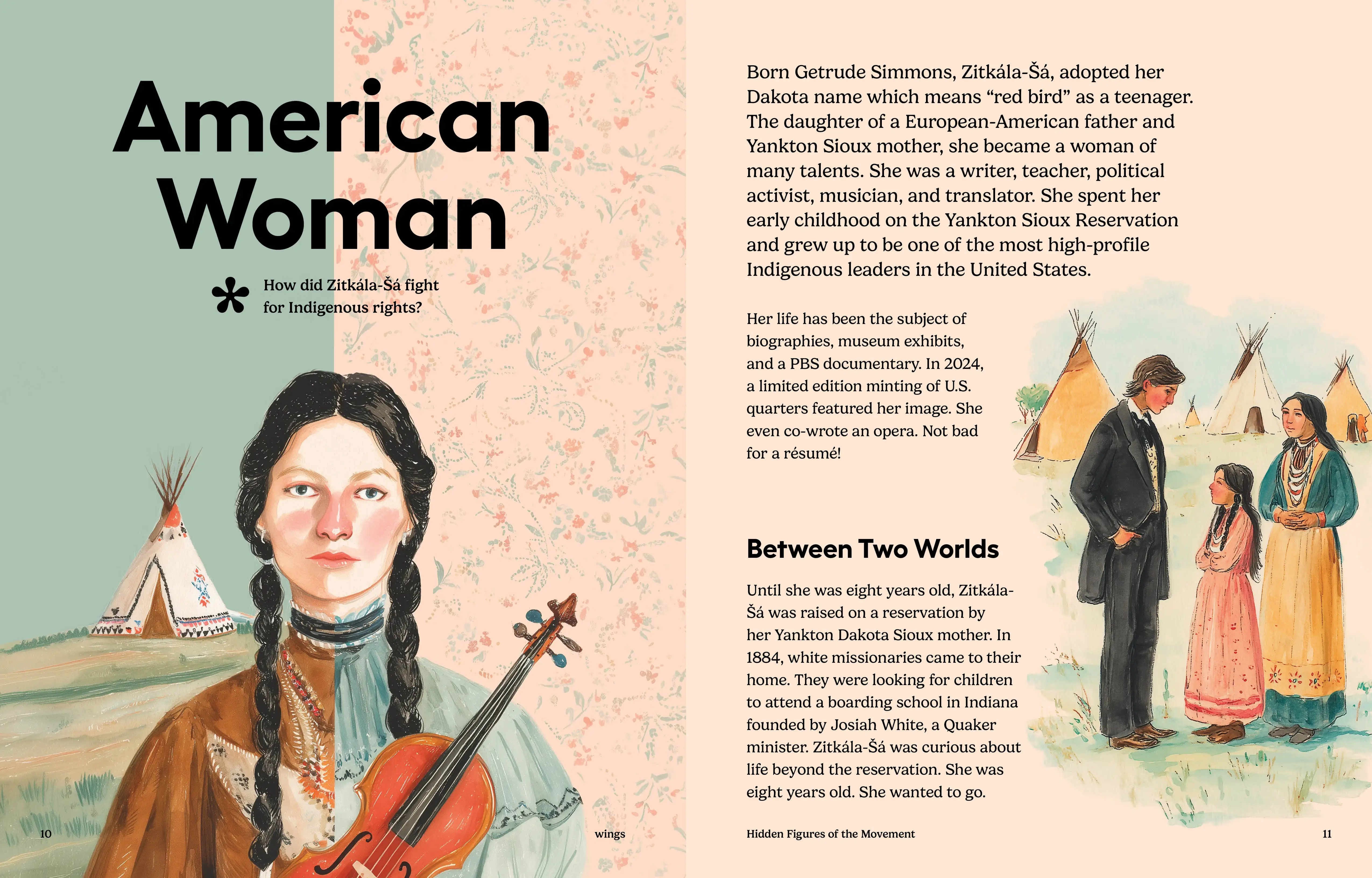 Imagine Learning Wings magazine spread