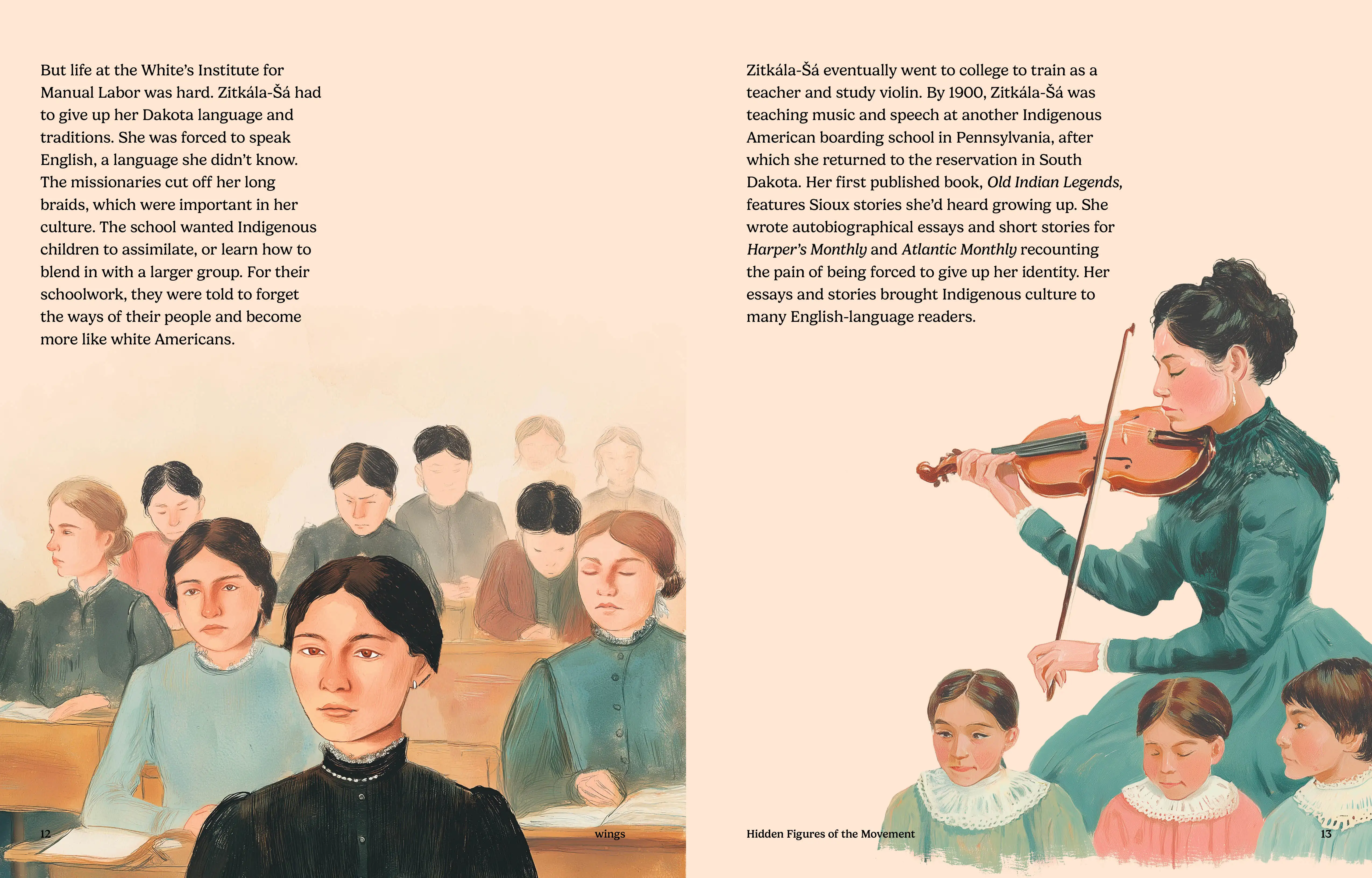 Imagine Learning Wings magazine spread