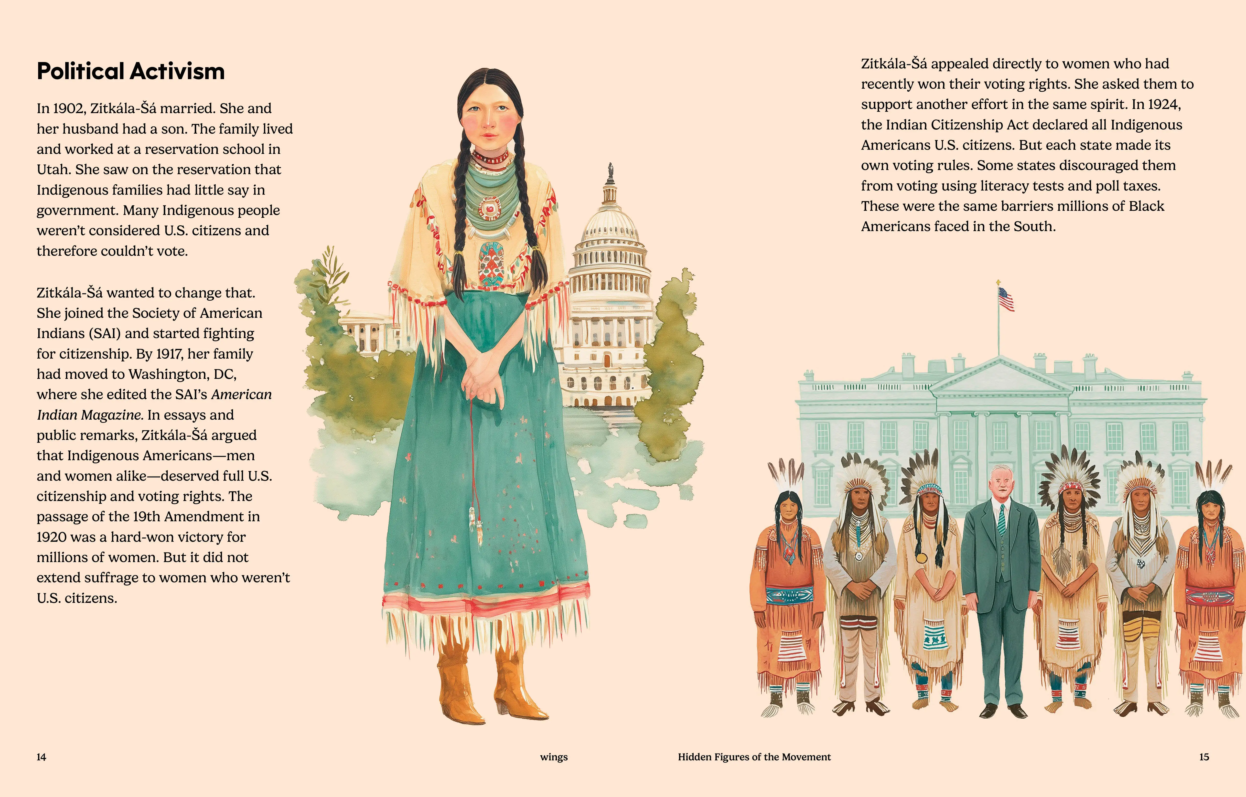 Imagine Learning Wings magazine spread