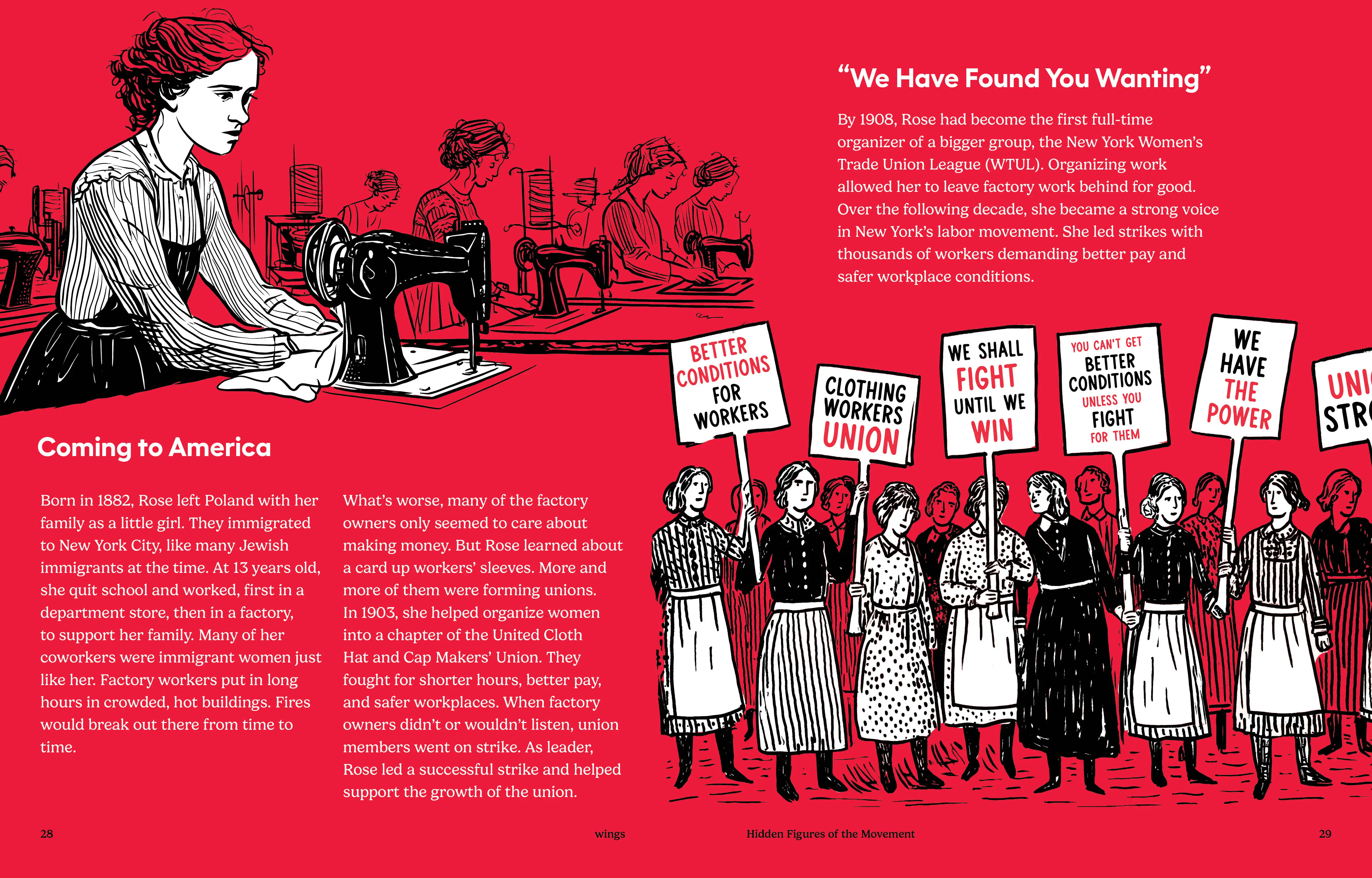 Imagine Learning Wings magazine spread