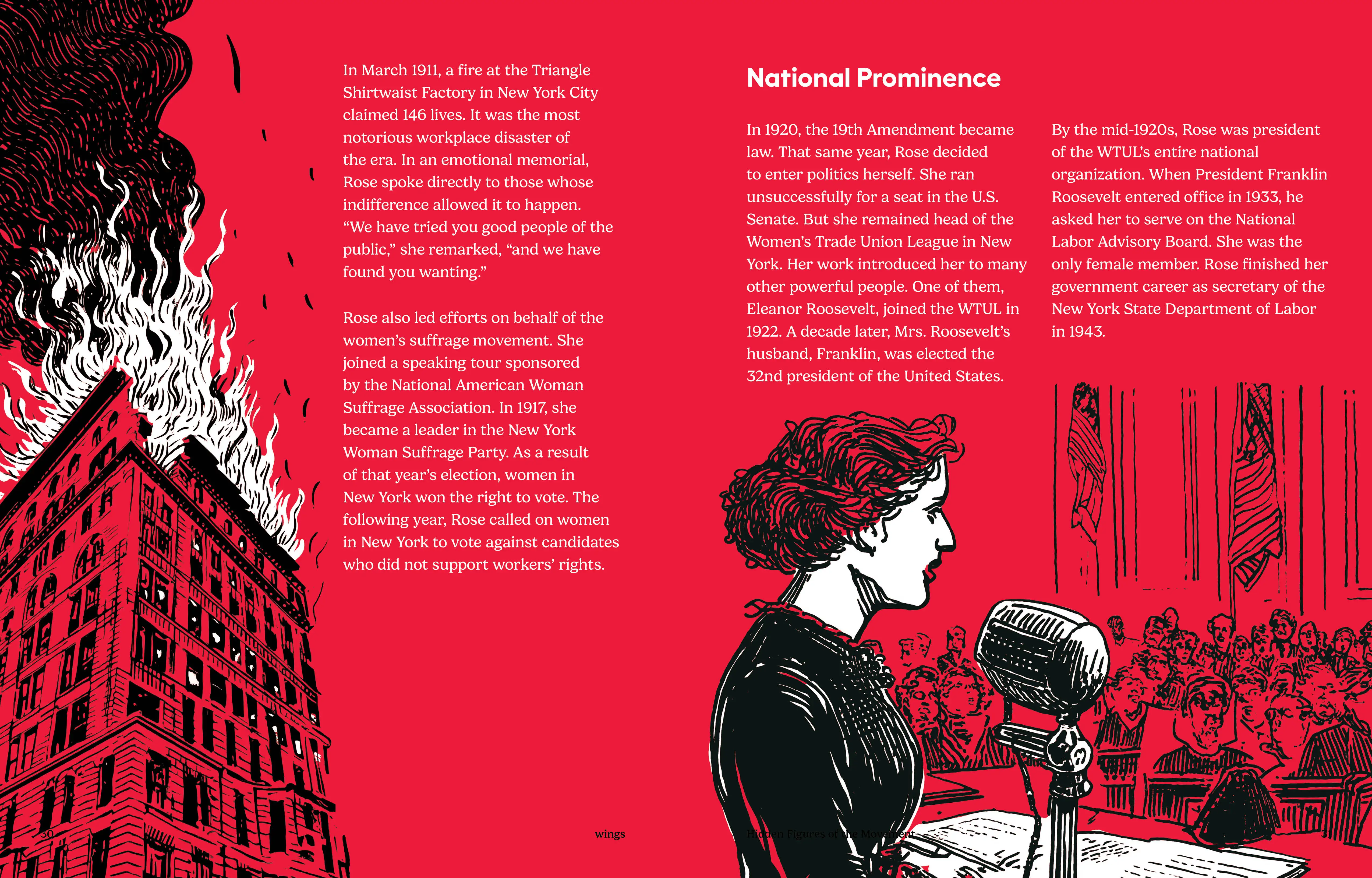 Imagine Learning Wings magazine spread