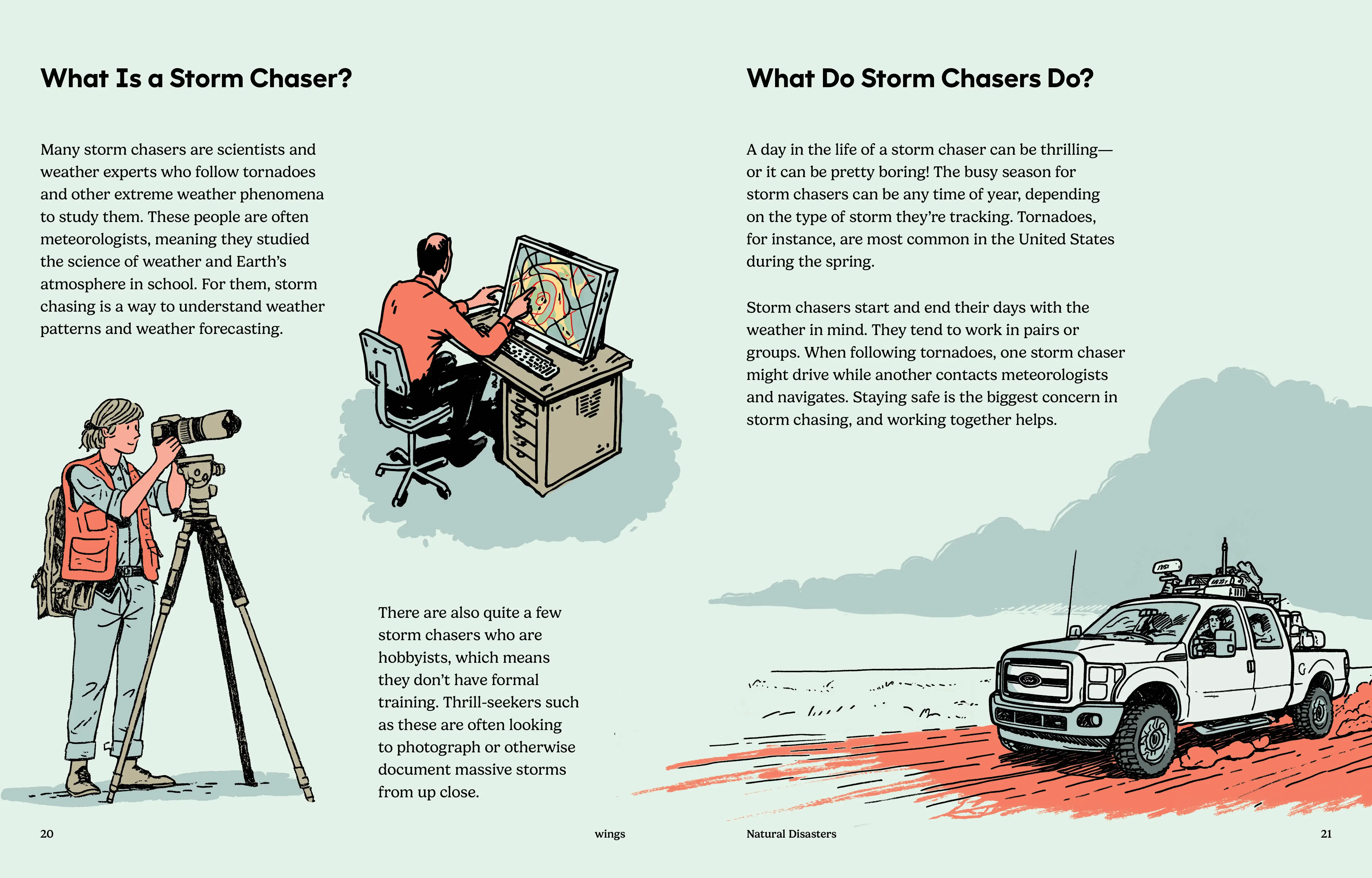 Imagine Learning Wings magazine spread